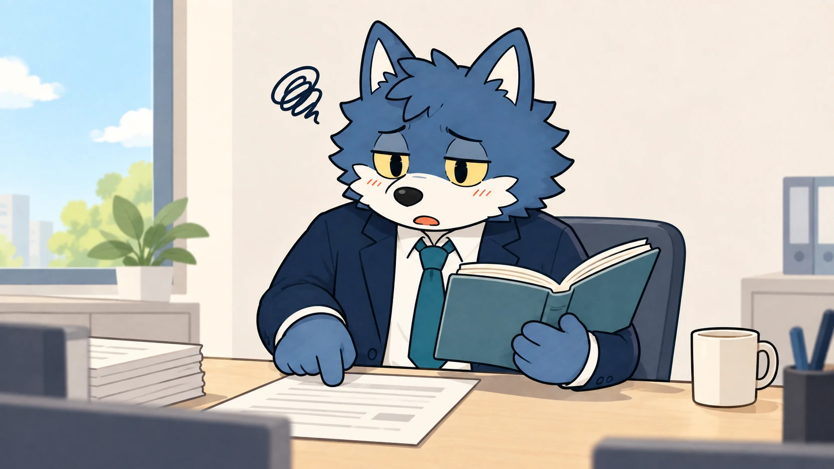 入会前に料金と活動ルールを読み解くウルフくん
