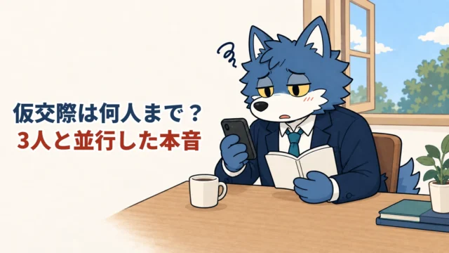 仮交際は何人まで？3人と並行した本音を伝えるウルフくん